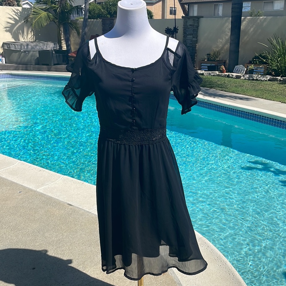Disney Beauty and the Beast Womens Dress | Cold Shoulder | Size S